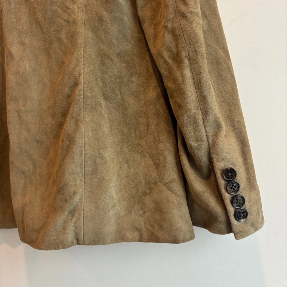 Ralph Lauren Purple Label Suede Jacket Women’s 10 *read* - Picture 4 of 9